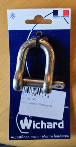 Wichard schäkel 10mm gerade - wichard,