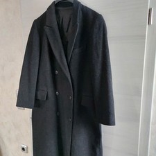 Langer damen wollmantel - langer,