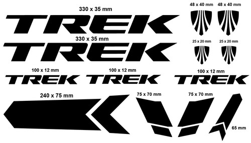 Trek fahrrad rahmen aufkleber - fahrrad,