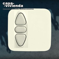 Rollladenschalter 1-fach Somfy® Inis Uno m. Abdeckung BUSCH-JAEGER Duro SI® Weiß