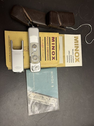 Minox miniaturkamera silber - minox,