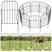 Gartenzaun Metall 10 Stück