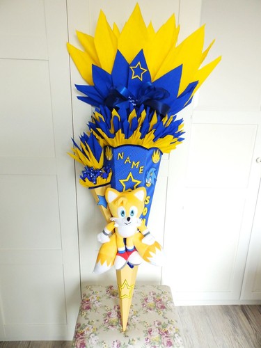 Schultüte sonic zuckertüte - sonic,