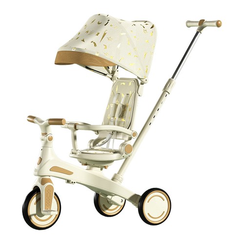 In1 dreirad mit schubstange - mit,