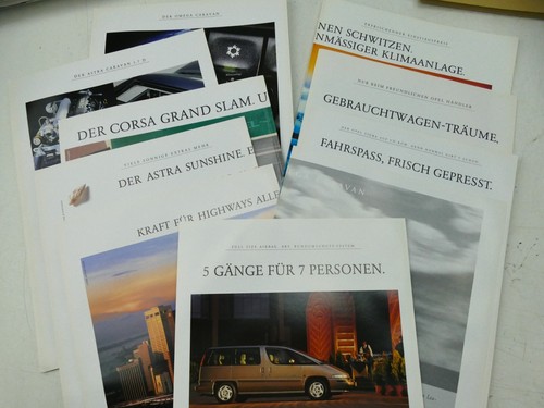 Konvolut opel prospekte - konvolut, 10