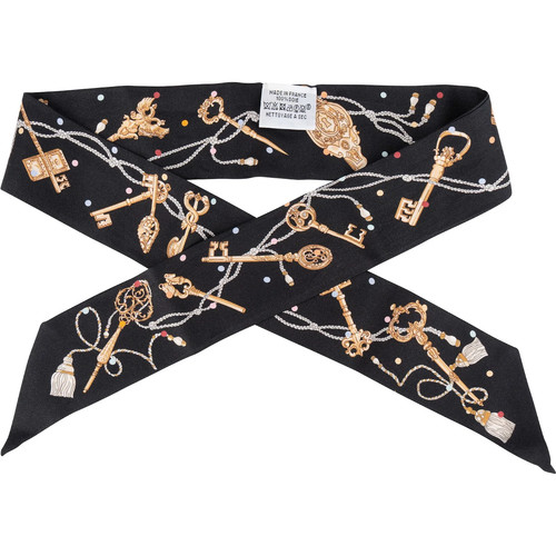 Hermès noir silk les - noir,