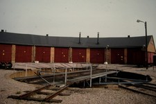 DIA Rundlokschuppen mit Drehscheibe 08/1990 Nachlass B. Amende M-V10-26