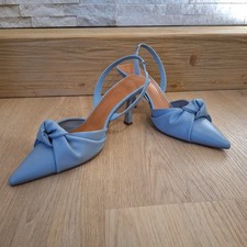 stylische elegante Slingpumps von Asos blau Gr. 41 gebraucht Schnäppchen
