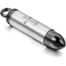 Edelstahl Pillendose