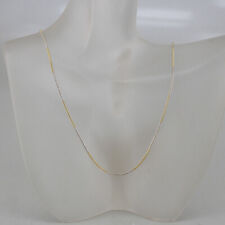 Kette Schlangenkette in 585/14k Gelbgold Weissgold Länge: ca. 50 cm