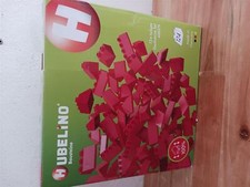 Hubelino Bausteine 400376 - 124 rote Dachsteine -- 5843/304