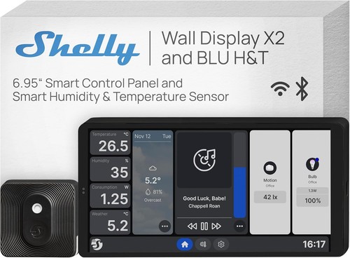 Shelly smart wall display mit - smart,