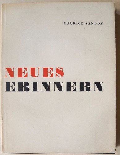 Maurice sandoz neues erinnern - maurice,