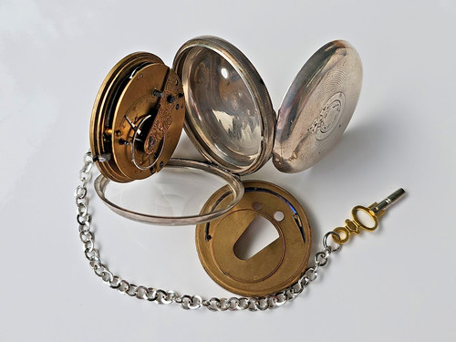 Englische schlüssel tschenuhr - schlüssel,