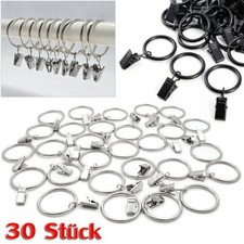 30 Stück Gardinenringe mit