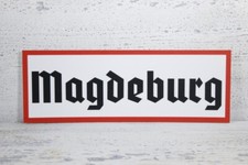 Schild Magdeburg 34x12cm