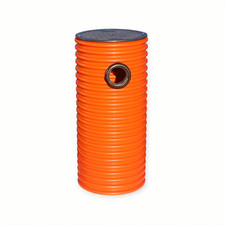 Sickerschacht Wellrohr DN315 DN400 Anschluß DN110  KG Rohr Dachrinne Drainage