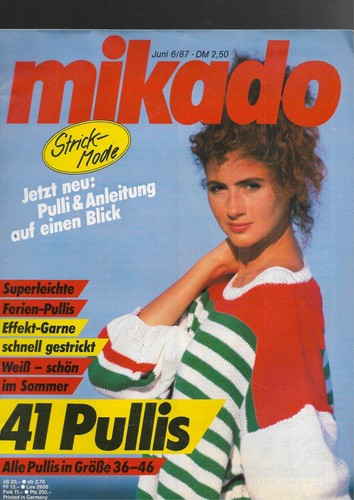 Strickheft mikado 87 - strickheft, 06/87