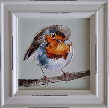 Original Vogel Gemälde