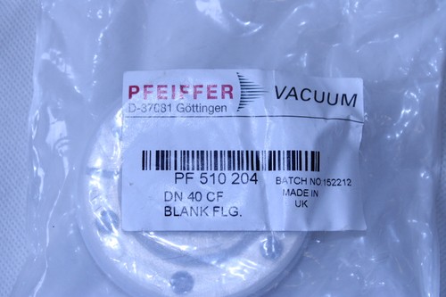 Pfeiffer vacuum blindflansch - pfeiffer,