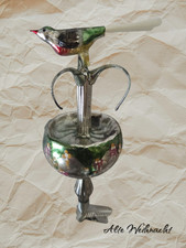 ❉Alte Weihnacht❉ Christbaumschmuck VOGELBRUNNEN FREIFORM  Lauscha/Thüringen