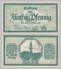 Deutsches Reich Stadt Kiel 50