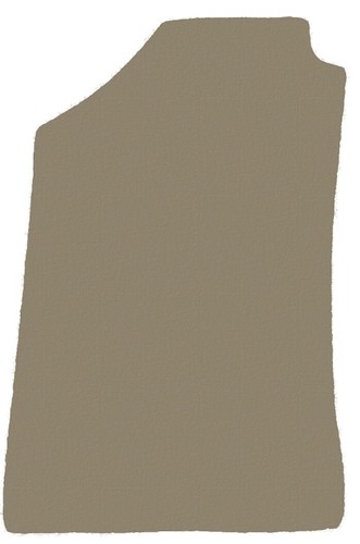 Dunkelbeige fußmatte fahrer - fußmatte,,