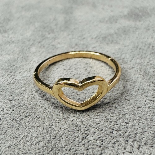 Ring vergoldet herz - vergoldet,