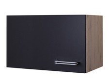 Kurzhängeschrank Küche - 60 cm breit - Anthrazit San Remo Eiche – Lino