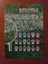 Super-Stecktabelle der 1. / 2