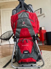 Kraxe rot Deuter Kids Comfort 2, kaum gebraucht