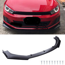 3 PCS Vorne Frontspoiler Lippe Frontlippe Stoßstange Schwarz für Vw Scirocco R