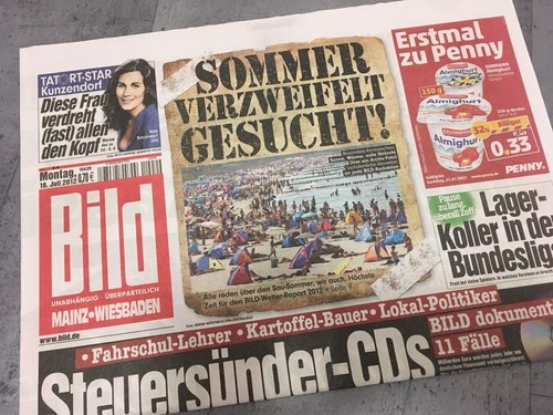 Bildzeitung bild 2012 - bildzeitung, 16.07.2012