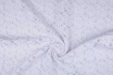 Spitzen Stoff  Lace Meterware Weiß Kommunion Braut Dekoration 50x135