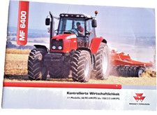 Treckerprospekt, MF 6400 Trecker, Agrar, Landwirtschaft,Forst