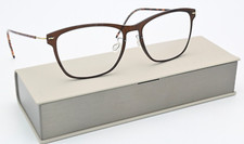 LINDBERG Brille now 6525 K204/PGT Braun Durchlässig Schildpatt Bügel Leicht M