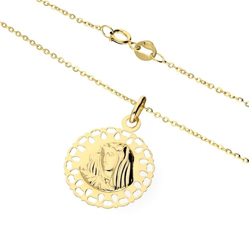 585 gold anhänger mit - 585,