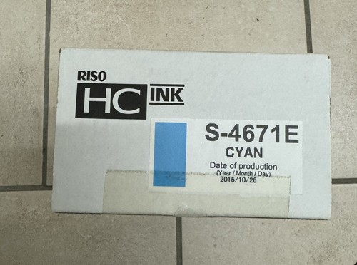 Original riso 4671e cyan - original,