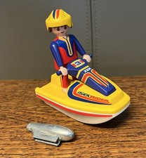 Vintage -  Playmobil -  Set 3065 - Jet Ski  Fahrer -  Jet Ski SeaRider -