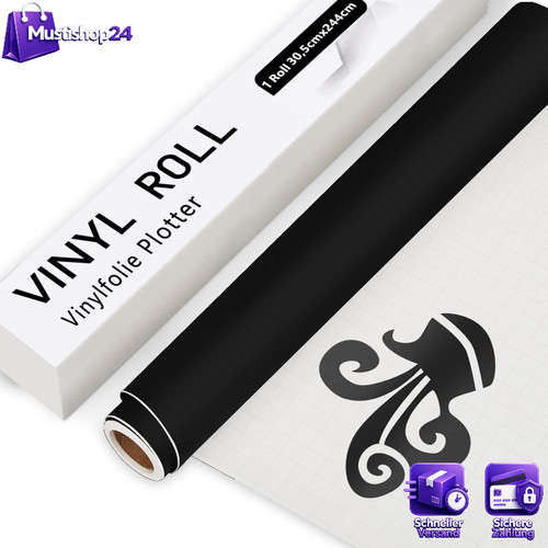Vinylfolie plotter schwarz - vinylfolie,