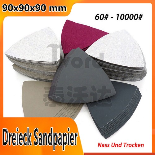 90mm dreieck sandpapier - dreieck,