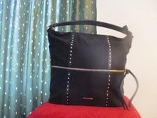 schwarze Handtasche Schultertasche Henkeltasche DAVID JONES schwarz HOBO-BAG