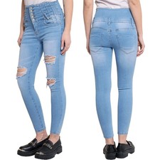 Damen Jeans Skinny High Waist