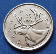 18231(4) 25 Cents (Kanada / Karibu) 2024 in UNC ................. von Berlin.007