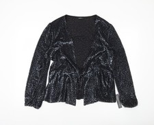 Roman Damen schwarz Tiermotiv