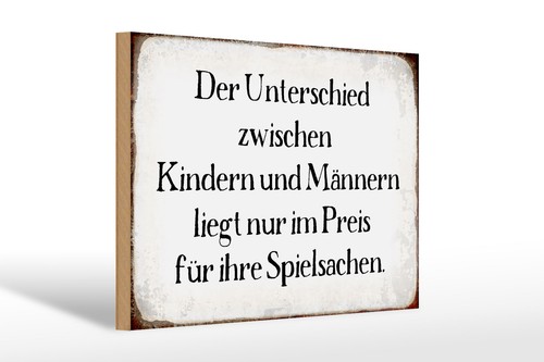 Holzschild spruch 30x20cm - holzschild,