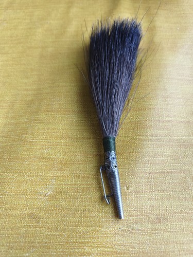 Gamsbart mit metallhülse - gamsbart,