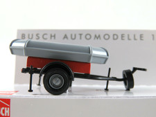 Busch 59969 Feuerwehranhänger mit Schlauchboot in rot 1:87/H0 NEU/OVP 