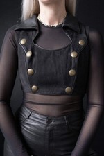 Pyrate Style Ledertop S–M