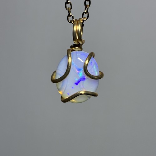 Halskette mit welo opal - mit,